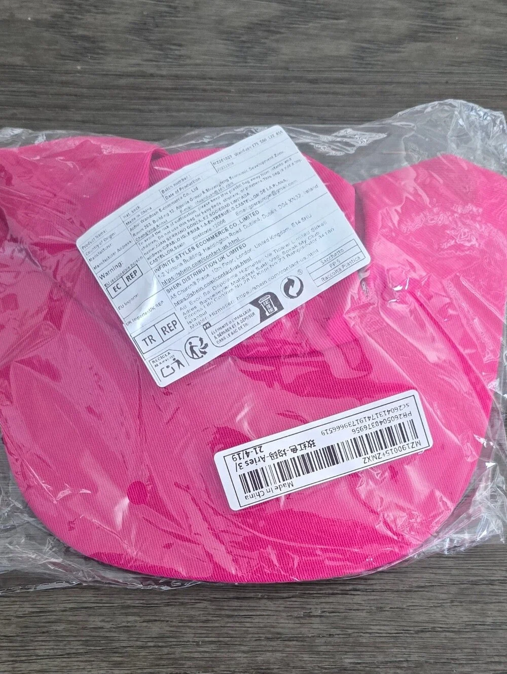 SHEIN Hot Pink "Aries" Embroidered Baseball Cap - Picture 5 of 5